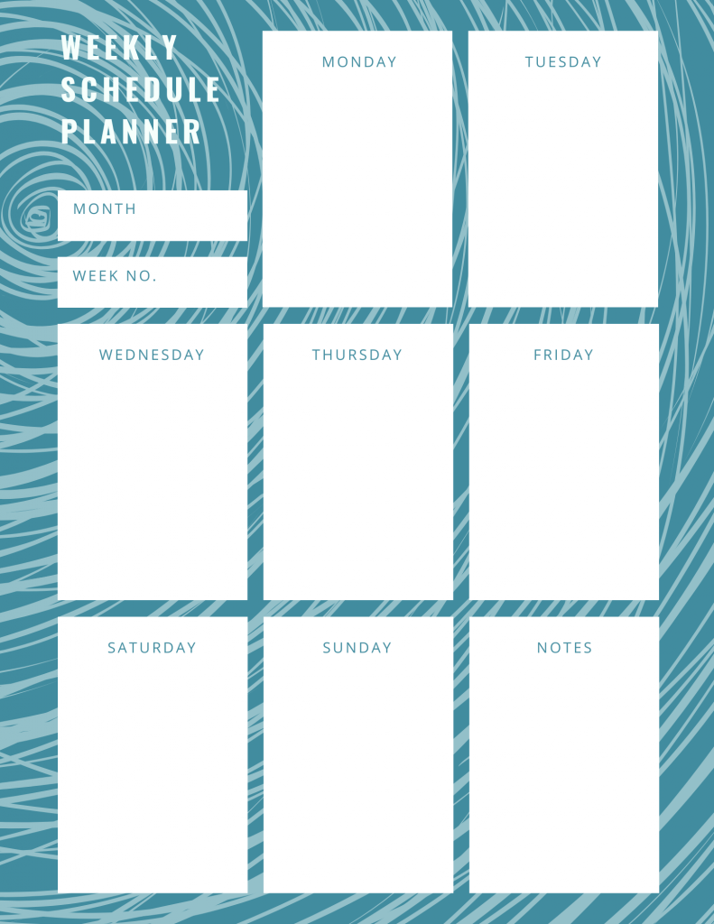 weekly planner